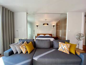 Фото номера Deluxe Apartment with Balcony - 2 Czysta Street Апартаменты Aravel Old Town Apartments г. Вроцлав 15