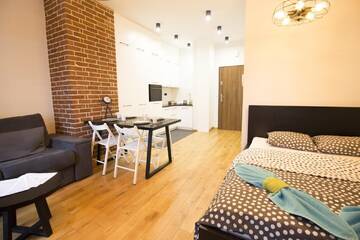 Фото номера Апартаменты-студио - Łaciarska 31 Апартаменты LUCKY APARTMENTS - Old Town ZAMGŁAWIANIE - OZONOWANIE г. Вроцлав 3