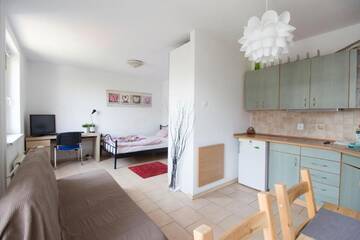 Фото номера Economy Studio Apartment - Biskupia 4 Street Апартаменты WROCLOVE APARTMENTS - Old Town ZAMGŁAWIANIE - OZONOWANIE г. Вроцлав 2