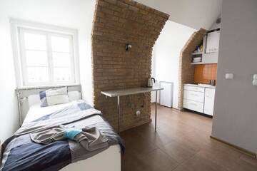 Фото номера Стандартный номер-студио Апартаменты WROCLOVE APARTMENTS - Old Town ZAMGŁAWIANIE - OZONOWANIE г. Вроцлав 7