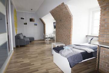 Фото номера Стандартный номер-студио Апартаменты WROCLOVE APARTMENTS - Old Town ZAMGŁAWIANIE - OZONOWANIE г. Вроцлав 11