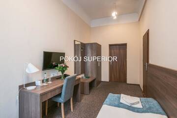Фото номера Улучшенный одноместный номер Отель Hotel Polonia Centrum г. Вроцлав 4