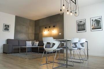 Фото номера Апартаменты с 2 спальнями (для 5 взрослых) Апартаменты Silver Apartments г. Вроцлав 9