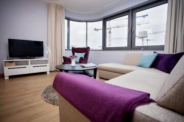 Фото номера Апартаменты с 1 спальней (для 4 взрослых) Апартаменты Silver Apartments г. Вроцлав 7