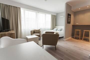 Фото номера Апартаменты-студио (для 2 взрослых) Апартаменты Silver Apartments г. Вроцлав 12