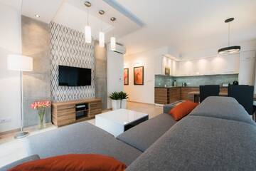 Фото номера Апартаменты Делюкс с 1 спальней Апарт-отели EXCLUSIVE Aparthotel г. Вроцлав 11