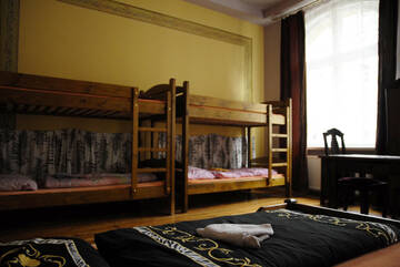Фото номера Кровать в общем 12-местном номере Хостелы Hostel Mleczarnia г. Вроцлав 2