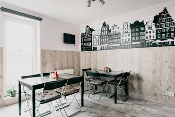 Фото номера Двухместный номер с 1 кроватью Хостелы Cilantro Bed &amp; Breakfast г. Вроцлав 24