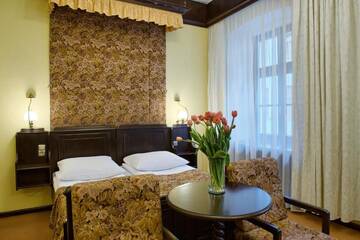 Фото номера Двухместный номер с 2 отдельными кроватями Отель Hotel Dwór Polski г. Вроцлав 10