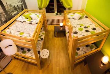 Фото номера Четырехместный номер с общей ванной комнатой Хостелы Absynt Hostel Wrocław г. Вроцлав 3
