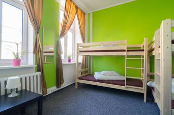 Фото номера Четырехместный номер с общей ванной комнатой Хостелы Absynt Hostel Wrocław г. Вроцлав 4