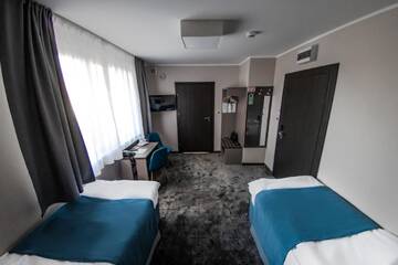 Фото номера Двухместный номер «Комфорт» с 2 отдельными кроватями Отель Hotel Sleep г. Вроцлав 3
