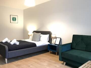 Фото номера Апартаменты-студио Апартаменты Apartament Szafranowy г. Вроцлав 9