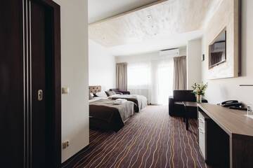 Фото номера Двухместный номер с 2 отдельными кроватями Отель Hotel Wena г. Вроцлав 15