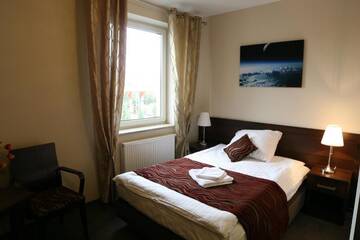 Фото номера Одноместный номер Отель Hotel Kosmonauty Wrocław-Airport г. Вроцлав 7