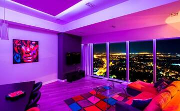 Фото номера Апартаменты с ванной и душем Апартаменты Bathtub View Luxury Apartments in Sky Tower г. Вроцлав 9