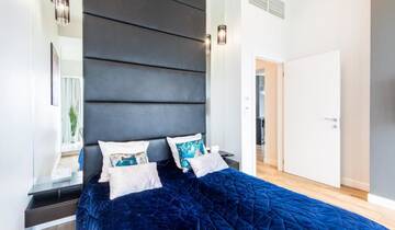 Фото номера Апартаменты с ванной и душем Апартаменты Bathtub View Luxury Apartments in Sky Tower г. Вроцлав 11