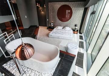Фото номера Апартаменты в пентхаусе Апартаменты Bathtub View Luxury Apartments in Sky Tower г. Вроцлав 3