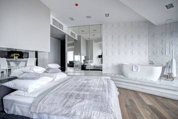Фото номера Апартаменты в пентхаусе Апартаменты Bathtub View Luxury Apartments in Sky Tower г. Вроцлав 3