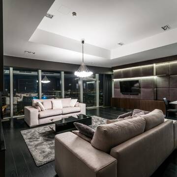 Фото номера Апартаменты в пентхаусе Апартаменты Bathtub View Luxury Apartments in Sky Tower г. Вроцлав 2