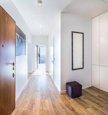 Фото номера Апартаменты с ванной и душем Апартаменты Bathtub View Luxury Apartments in Sky Tower г. Вроцлав 25