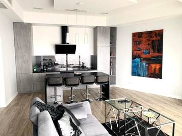 Фото номера Апартаменты с ванной и душем Апартаменты Bathtub View Luxury Apartments in Sky Tower г. Вроцлав 23
