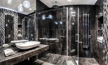Фото номера Апартаменты с ванной и душем Апартаменты Bathtub View Luxury Apartments in Sky Tower г. Вроцлав 20