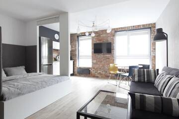 Фото номера Апартаменты-студио Апартаменты apartamenty-wroc Golden House г. Вроцлав 15