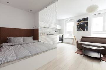 Фото номера Просторные апартаменты-студио Апартаменты apartamenty-wroc Golden House г. Вроцлав 4
