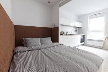 Фото номера Просторные апартаменты-студио Апартаменты apartamenty-wroc Golden House г. Вроцлав 10