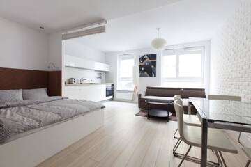 Фото номера Просторные апартаменты-студио Апартаменты apartamenty-wroc Golden House г. Вроцлав 7