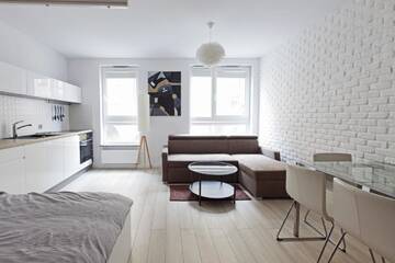 Фото номера Просторные апартаменты-студио Апартаменты apartamenty-wroc Golden House г. Вроцлав 12