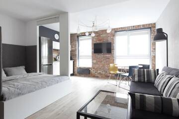 Фото номера Апартаменты-студио Апартаменты apartamenty-wroc Golden House г. Вроцлав 3