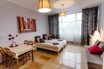 Фото номера Двухместный номер-студио Делюкс с 1 кроватью Апартаменты Grey Apartments II г. Вроцлав 29