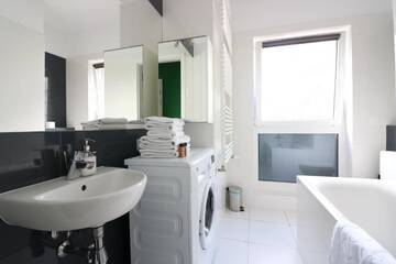 Фото номера Апартаменты Делюкс с 1 спальней Апартаменты apartamenty-wroc Kurkowa 14 г. Вроцлав 8