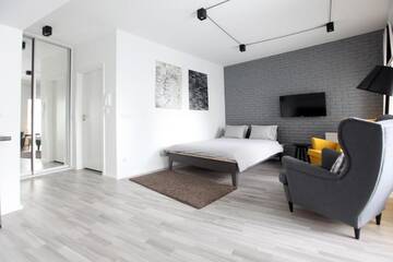 Фото номера Апартаменты-студио Апартаменты apartamenty-wroc Kurkowa 14 г. Вроцлав 7