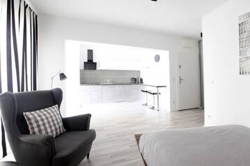 Фото номера Апартаменты-студио Апартаменты apartamenty-wroc Kurkowa 14 г. Вроцлав 9