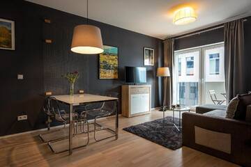 Фото номера Люкс с 1 спальней Апартаменты apartamenty-wroc Kurkowa 14 г. Вроцлав 8