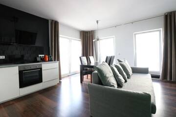 Фото номера Апартаменты Делюкс с 1 спальней Апартаменты apartamenty-wroc Kurkowa 14 г. Вроцлав 12