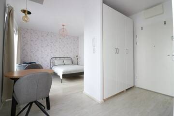 Фото номера Апартаменты-студио с балконом Апартаменты apartamenty-wroc Kurkowa 14 г. Вроцлав 3