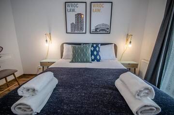 Фото номера Апартаменты с 1 спальней Апартаменты Momo Apartamenty г. Вроцлав 13