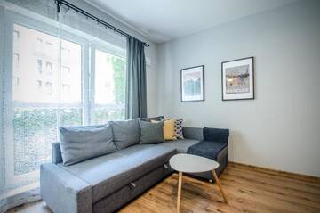 Фото номера Апартаменты с 1 спальней Апартаменты Momo Apartamenty г. Вроцлав 4