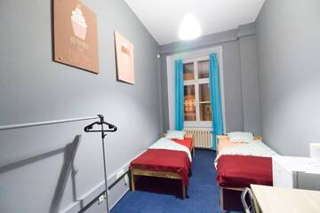 Фото номера Двухместный номер с 1 кроватью и общей ванной комнатой Хостелы ONE LUCKY HOSTEL - Rynek - Pokoje prywatne г. Вроцлав 2