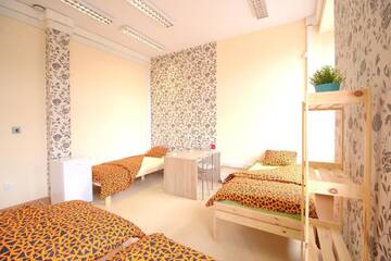 Фото номера Семейный номер с общей ванной комнатой Хостелы ONE LUCKY HOSTEL - Rynek - Pokoje prywatne г. Вроцлав 5