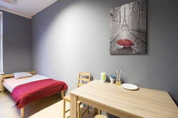 Фото номера Двухместный номер с 1 кроватью и общим туалетом Хостелы ONE LUCKY HOSTEL - Rynek - Pokoje prywatne г. Вроцлав 2