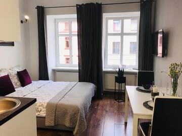 Фото номера Улучшенные апартаменты Апартаменты Property Apart - Ruska Centrum г. Вроцлав 9