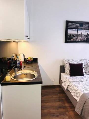 Фото номера Улучшенные апартаменты Апартаменты Property Apart - Ruska Centrum г. Вроцлав 11