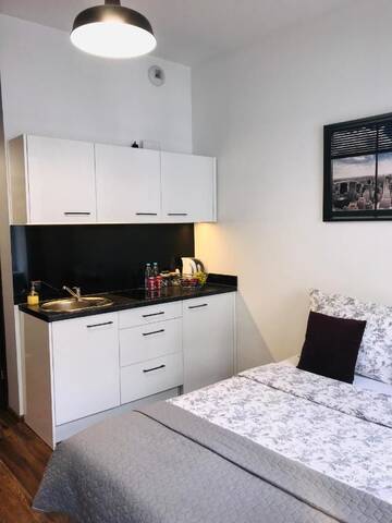 Фото номера Улучшенные апартаменты Апартаменты Property Apart - Ruska Centrum г. Вроцлав 16