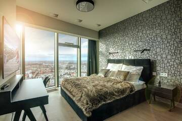 Фото номера Апартаменты Делюкс Апартаменты 30th+ Floor Apartments in Sky Tower г. Вроцлав 15