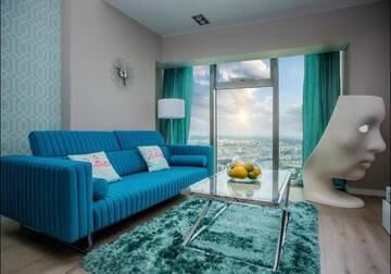 Фото номера Люкс с видом на город Апартаменты 30th+ Floor Apartments in Sky Tower г. Вроцлав 9